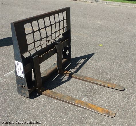 bobcat skid steer forks sale|used pallet forks for bobcat.